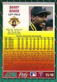 1992 Score Procter & Gamble #15 Barry Bonds