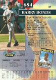 1993 Stadium Club #684 Barry Bonds