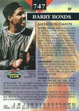 1993 Stadium Club #747 Barry Bonds