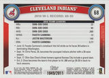 2011 Topps #68 Cleveland Indians Gold #/2011