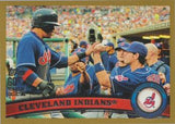 2011 Topps #68 Cleveland Indians Gold #/2011