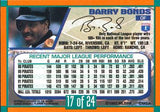 1993 Duracell Power Players I #17 Barry Bonds