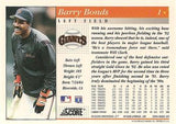 1994 Score #1 Barry Bonds