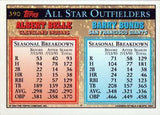 1994 Topps #390 Barry Bonds / Albert Belle