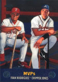 2000 Topps Chrome #TC9 MVPs (Ivan Rodriguez / Chipper Jones) Combos