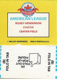 1989 Donruss All-Stars #NNO Rickey Henderson Pop-Ups