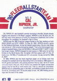 1990 Fleer #8 Cal Ripken, Jr. '90 Fleer All-Star Team