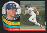 1991 Fleer #1 Ryne Sandberg '91 Fleer All-Star Team