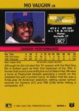 1991 Leaf #BC7 Mo Vaughn Gold Rookies