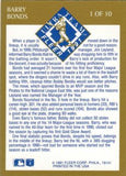 1991 Ultra #1 Barry Bonds Ultra Team (Ultra Gold)