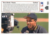 1991 Upper Deck #SS5 Barry Bonds Silver Sluggers