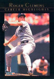 1992 Fleer #6 Roger Clemens Roger Clemens Career Highlights