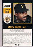 1992 Score #55 Barry Bonds 90's Impact Players