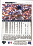 1995 Collector's Choice #77 Kirby Puckett