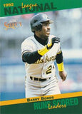 1993 Score #40 Barry Bonds Select Stat Leaders