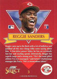 1993 Select #3 Reggie Sanders Rookies