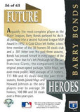 1993 Upper Deck #56 Barry Bonds Future Heroes