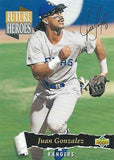 1993 Upper Deck #58 Juan Gonzalez Future Heroes