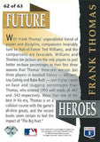 1993 Upper Deck #62 Frank Thomas Future Heroes