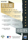 1993 Upper Deck #63 Future Heroes