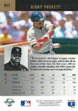 1993 Upper Deck #R17 Kirby Puckett Reggie Jackson's Clutch Performers