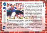 1994 Collector's Choice #HA1 Juan Gonzalez Home Run All-Stars