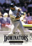 1994 Donruss #5 Kirby Puckett 90's Dominators: Batting Average