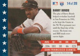 1994 Donruss #14 Barry Bonds MVP