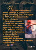 1994 Flair #2 Will Clark Infield Power