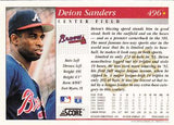 1994 Score #496 Deion Sanders Gold Rush