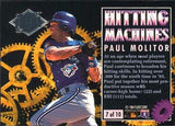 1994 Ultra #7 Paul Molitor Hitting Machines