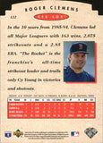 1995 SP Championship #122 Roger Clemens Die Cuts