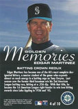 1996 Fleer #4 Edgar Martinez Golden Memories