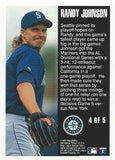 1996 Fleer #4 Randy Johnson Post-Season Glory