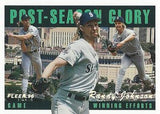 1996 Fleer #4 Randy Johnson Post-Season Glory