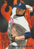1996 Fleer #2 Roger Clemens Smoke 'N Heat