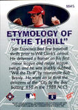 1996 Stadium Club #MH5 Will Clark Mega Heroes