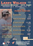 1996 Stadium Club #PS11 Larry Walker Power Streak