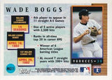 1996 Topps #MG11 Wade Boggs Master of the Game