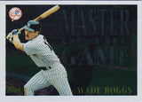 1996 Topps #MG11 Wade Boggs Master of the Game