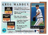 1996 Topps #MG19 Greg Maddux Master of the Game