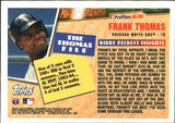 1996 Topps #AL-09 Frank Thomas Profiles by Kirby Puckett AL