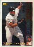 1996 Topps #AL-09 Frank Thomas Profiles by Kirby Puckett AL