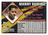 1996 Topps #RW13 Manny Ramirez Road Warriors