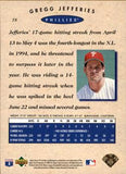 1995 SP Championship #75 Gregg Jefferies