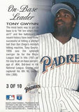 1996 Ultra #3 Tony Gwynn On-Base Leaders