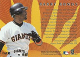 1997 Fleer #1 Barry Bonds Golden Memories