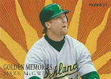 1997 Fleer #4 Mark McGwire Golden Memories