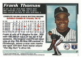 1995 Topps #1 Frank Thomas