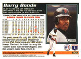 1995 Topps #100 Barry Bonds